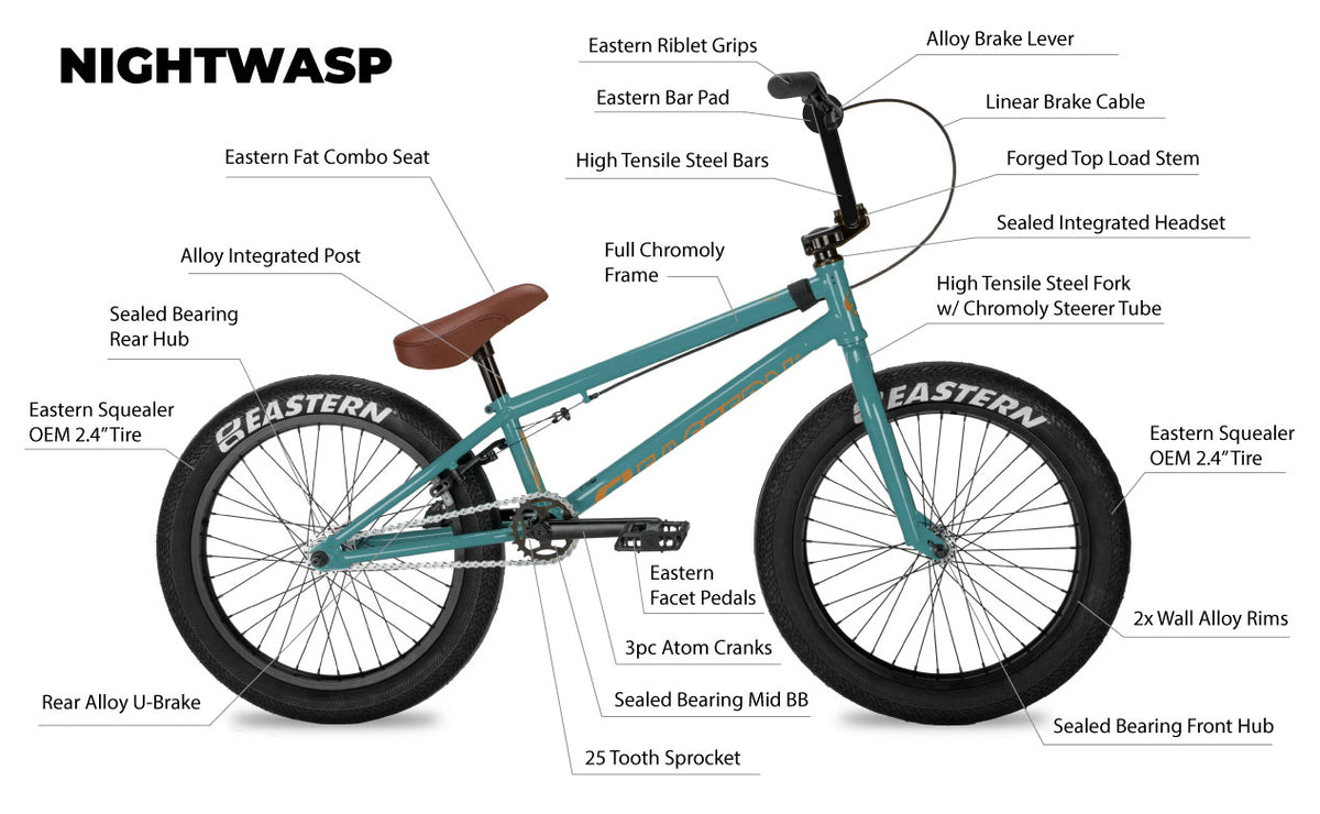 Nightwasp BMX Bike – Eastern Bikes