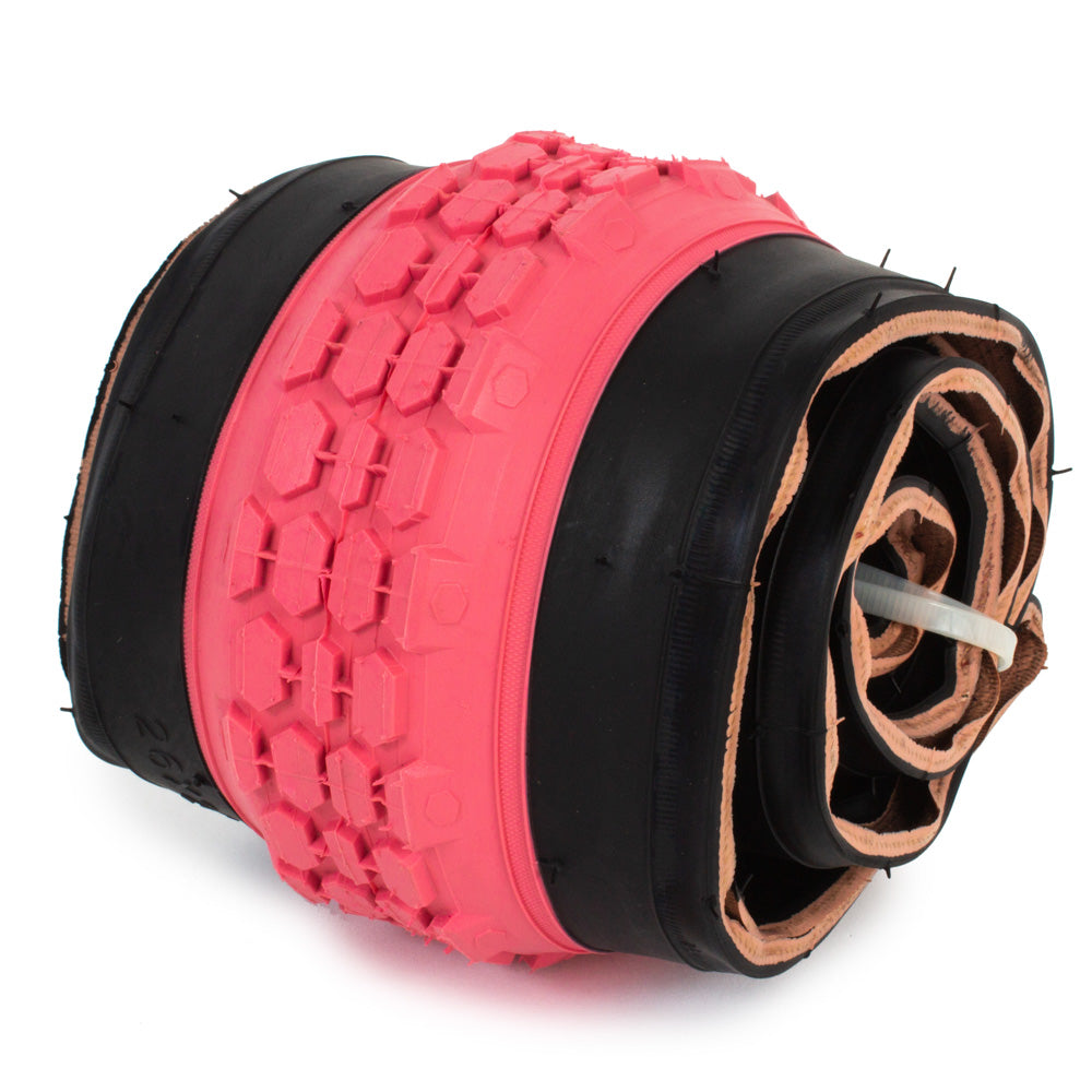 Pink mountain bike online tires