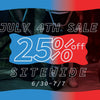 4th of July Sale - 6/30-7/7