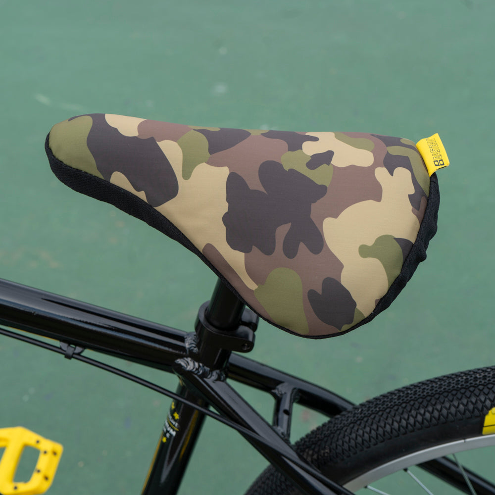 Camo Mountain Bike Sit Big Softy Gel Bike Seat Cover Super Soft And Comfortable