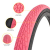 E304 20" Tire & Tube Repair Kit - Pink/Black