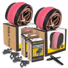 E304 20" Tire & Tube Repair Kit - Pink/Black