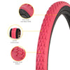 E701 Tire 26" - pink/black