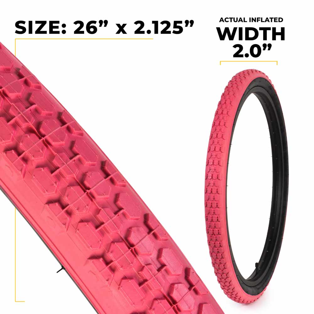 Pink Inner Tyres E701 Tire 26