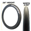 Growler 26" Tire and Tube Repair Kit Black/Silver - 1 pack