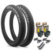 Curb Monkey 20" x 2.4" Tire and Tube Repair Kit Black/Silver - 2 pack