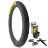 Throttle 20" Tire & Tube Repair Kit - Black/Yellow