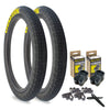 Throttle 20" Tire & Tube Repair Kit - Black/Yellow