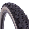 e701 26 inch tire black with white wall