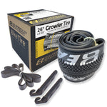 eastern bikes 26 inch tire repair kit 1-pack black and silver