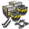 eastern bikes growler 26 inch tire repair kit 2-pack black and yellow