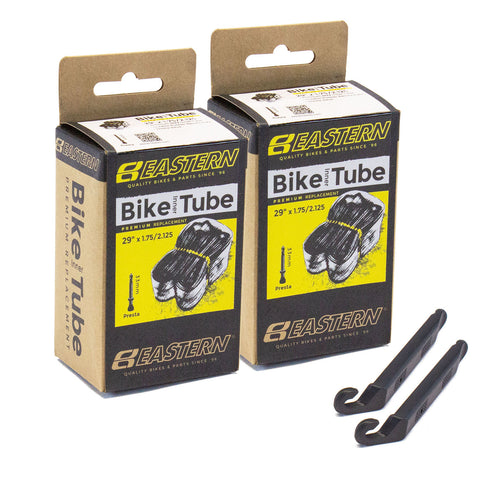 eastern bikes 29 inch tube repair kit 33mm presta valve 2 pack