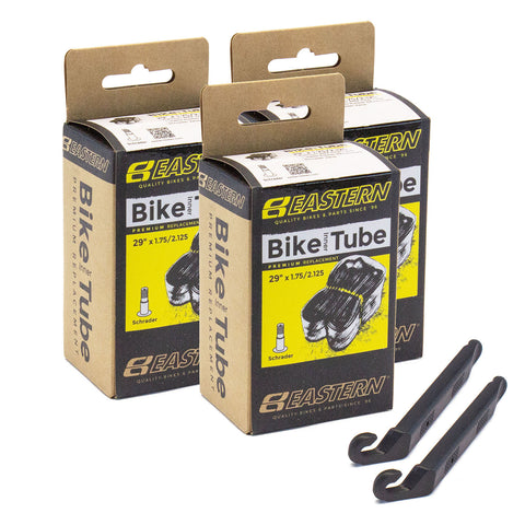 eastern bikes 29 inch tube repair kit schrader valve 3 pack