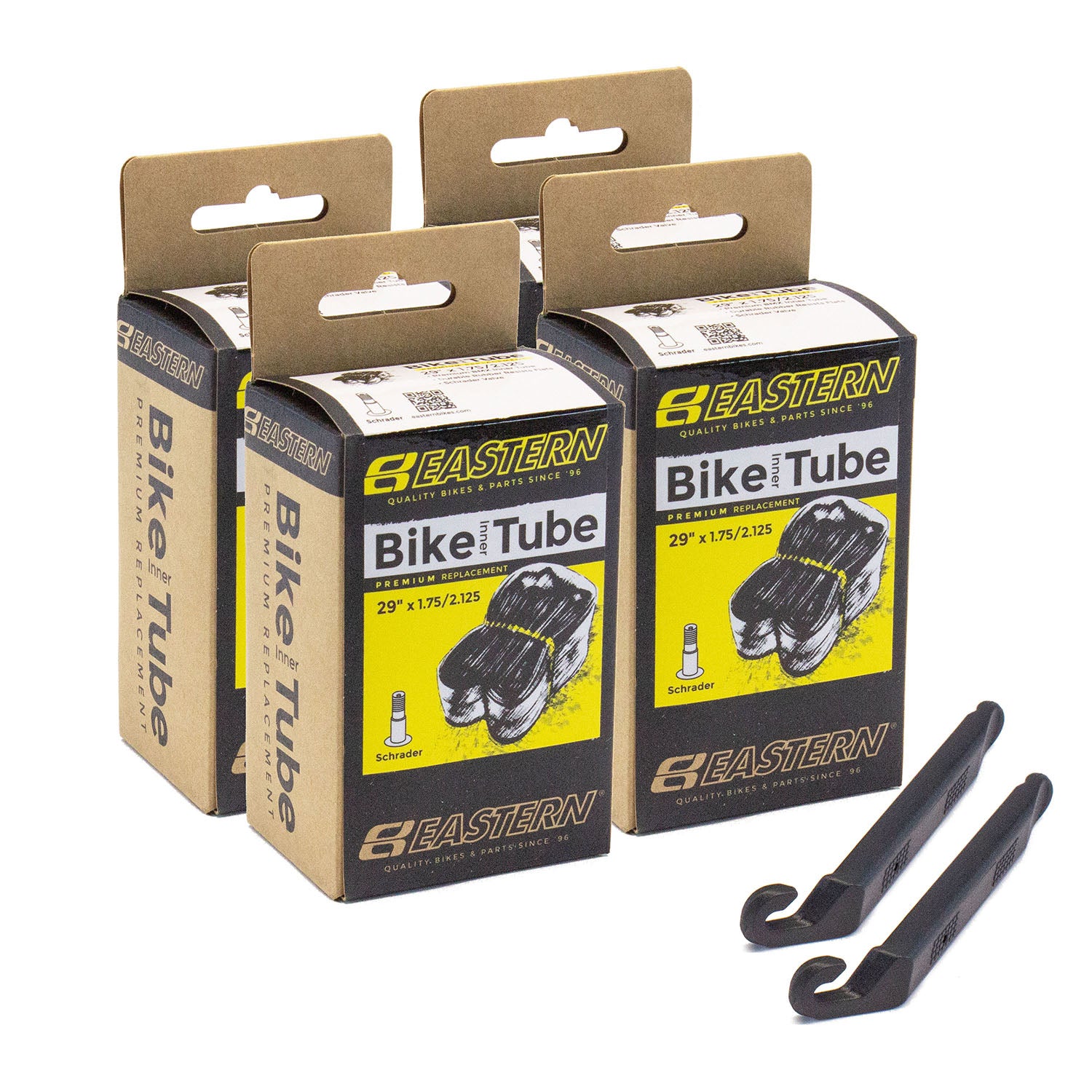 mountainbike repair kit 29" Tube Repair Kit (4-pack)- Schrader Valve – Eastern Bikes