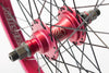 eastern bikes buzzip rear wheel professional bmx wheel red anodized