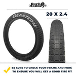 Curb Monkey 20" x 2.4" Tire and Tube Repair Kit Black/Silver - 2 pack