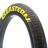 eastern bikes 20 inch x 2.2 throttle tires 100psi black yellow 1