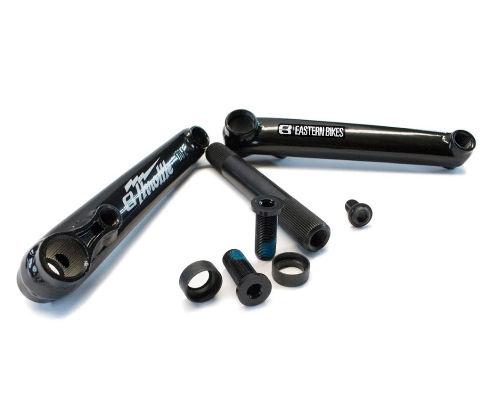 Throttle BMX Cranks 48 Spline Heat Treated Chromoly Eastern Bikes