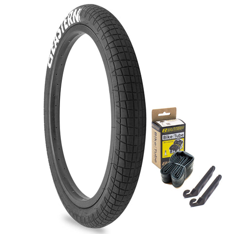 Throttle 20" x 2.4" Tire and Tube Repair Kit Black/White - 1 pack