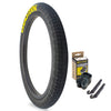 Throttle 20" x 2.2" Tire and Tube Repair Kit Black/Yellow - 1 pack