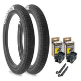 Throttle 20" x 2.2" Tire and Tube Repair Kit Black/White - 2 pack