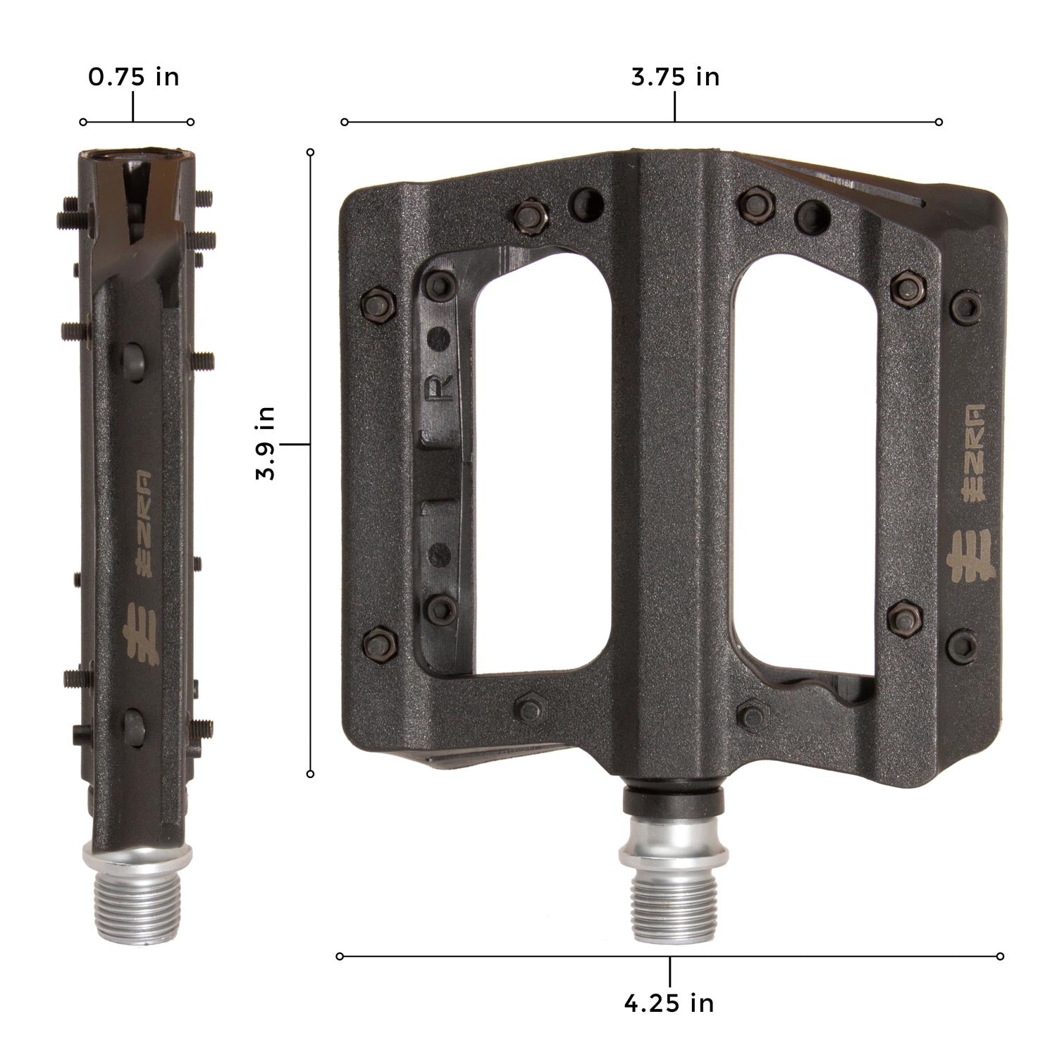 entity flat pedals Ezra Flats Plus lightweight BMX pedals – Eastern Bikes