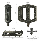 eastern bikes facet bmx pedals wide and grippy