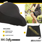 Big Softy Gel Seat Cover Kit w/ Carrying Bag