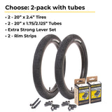 Atom 20" x 2.4" Tire & Tube Repair Kit - 2 Pack