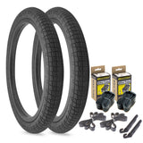 Throttle 20" x 2.3" Tire and Tube Repair Kit Black - 2 pack