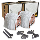 E304 20" Tire Kit White - 2 pack