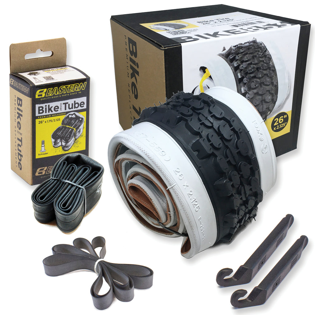 E701 26” Black/White Tire & Tube Repair Kit - 1 Pack – Eastern Bikes