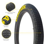 Throttle 20" x 2.4" Tire and Tube Repair Kit Black/Yellow - 1 pack