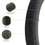 Throttle 20" x 2.4" Tire Repair Kit Black - 1 pack